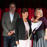 Oceněná B. Palová s náměstkem primátora R. Slívou a vedoucí OS M. Smužovou.jpg