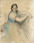 Johanka Dvořáková z Karviné - autor akvarelu Josef Mánes.jpg